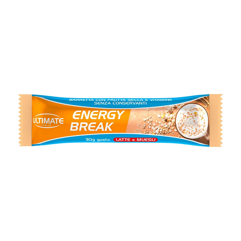 Ultimate Italia Energy Break Gusto Latte E Muesli - Barretta Energizzante 30 g