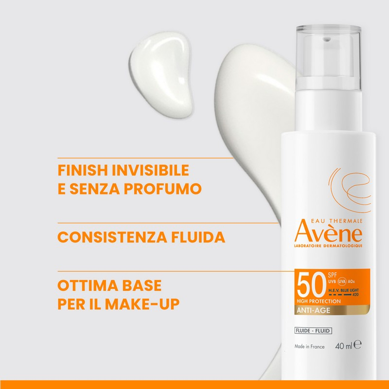 Avène Solare Fluido Anti-Età SPF 50+ 40ml