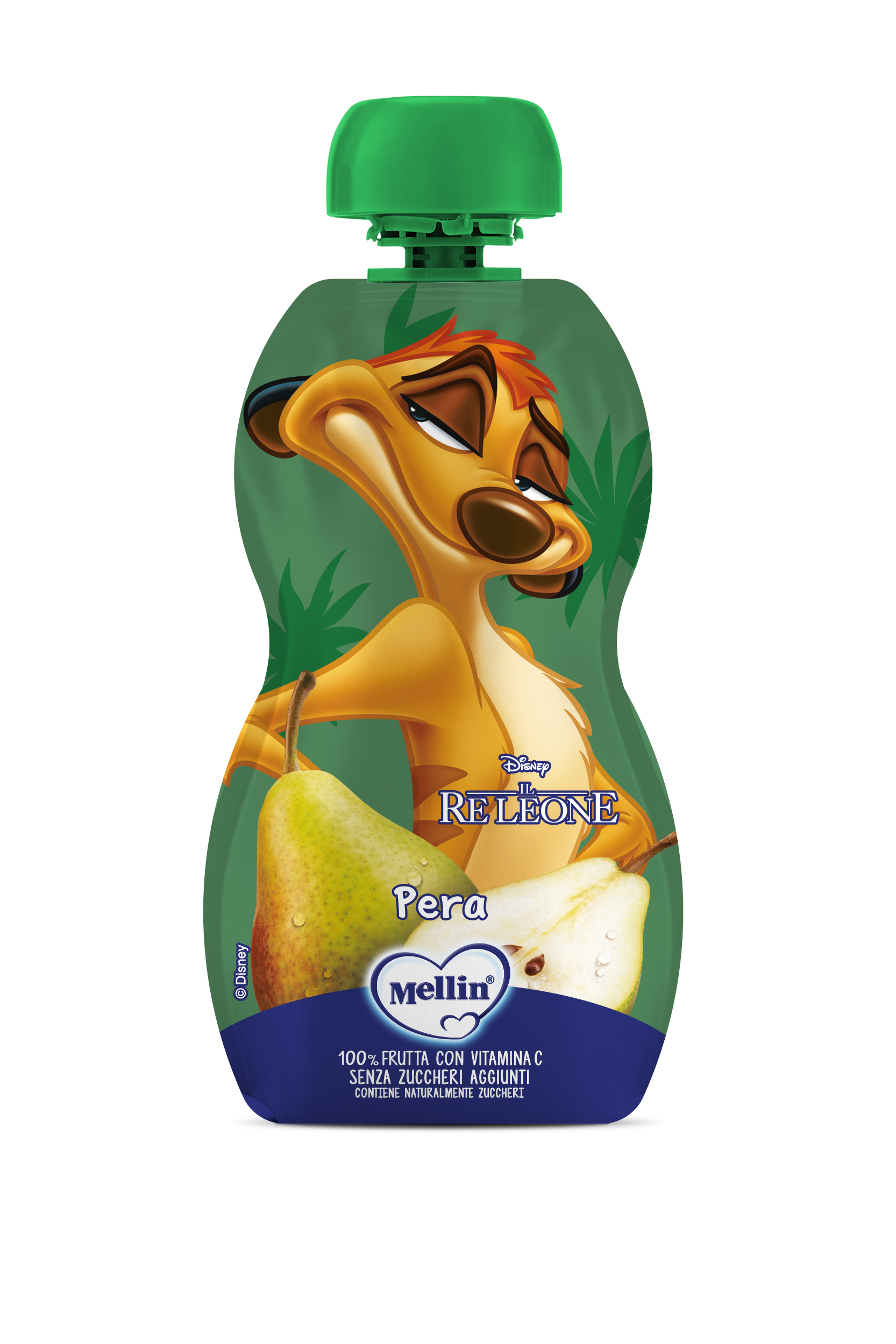 POUCH DISNEY IL RE LEONE - Merenda a base di purea di pere indicato dal nono mese compiuto - 110G