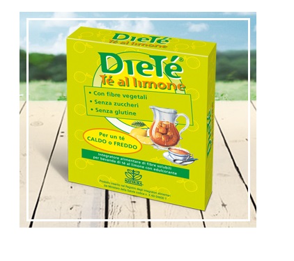 Dietè Tè Al Limone Solubile Senza Zucchero 10 Buste da 4,5 g