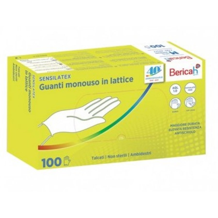 GUANTI LATT TALC S 100PZ SENSILA