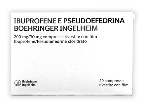 ZERINOACTIV 200mg + 30mg Contro Sintomi Influenzali 20 Compresse Rivestite