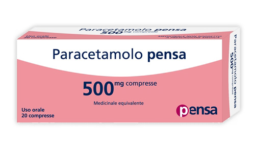 Paracetamolo Pensa - 20 Compresse - 500 mg