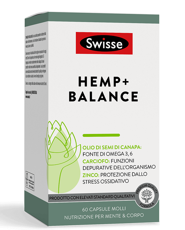 Swisse Hemp Balance Integratore Depurativo Corpo 60cps molli