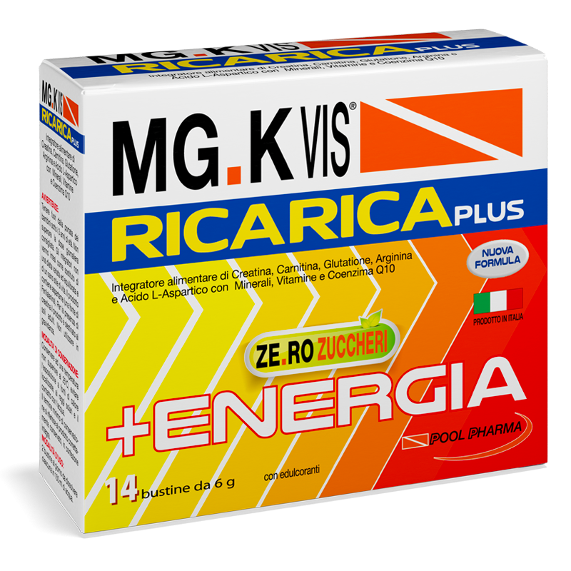 MGK VIS Ricarica Plus Integratore Energetico 14 Bustine