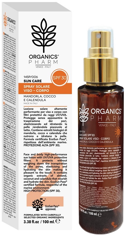 ORG PH SPRAY SOLARE V/C SPF30