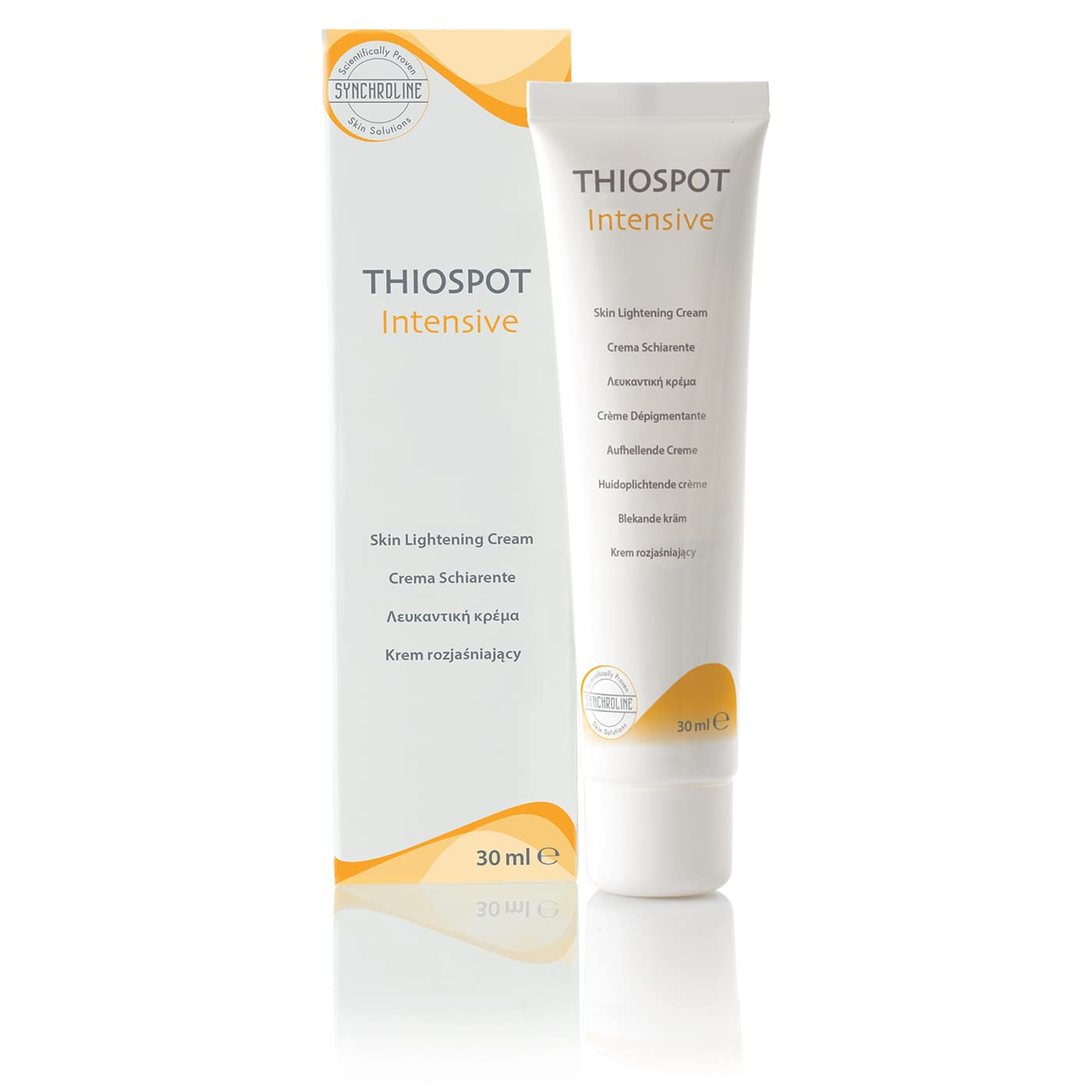 Thiospot Intensive Cream Emulsione Schiarente per trattare macchie di viso e corpo 30 ml