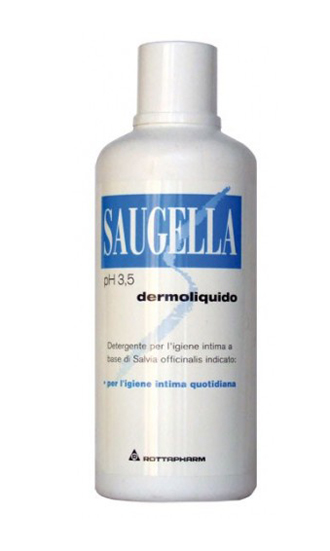 Saugella Blu Dermoliquido - Detergente Intimo Antibatterico - 100 ml