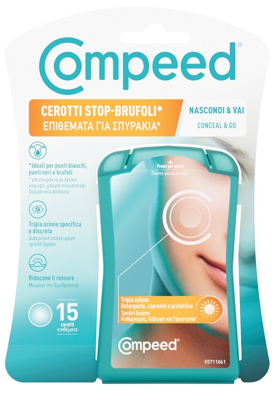 Compeed Cerotti Stop-brufoli Nascondi E Vai 15 Cerotti