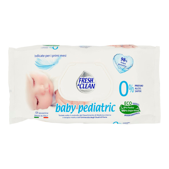FRESH & CLEAN SALV PEDIAT A/BATT72