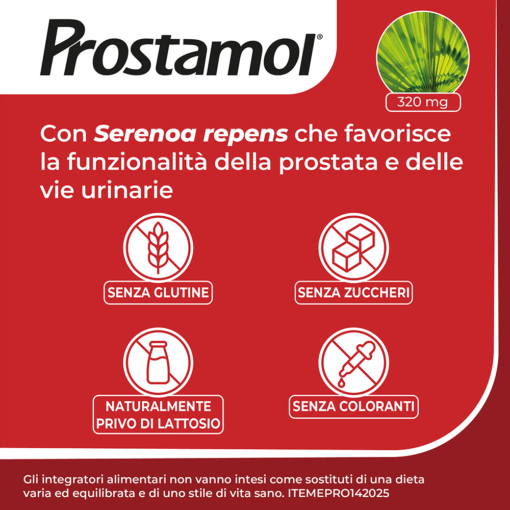Prostamol Integratore Prostata e Vie Urinarie 90 Capsule Molli