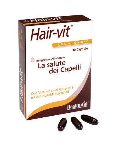 Hair-Vit Integratore per Capelli e Unghie 30 Capsule