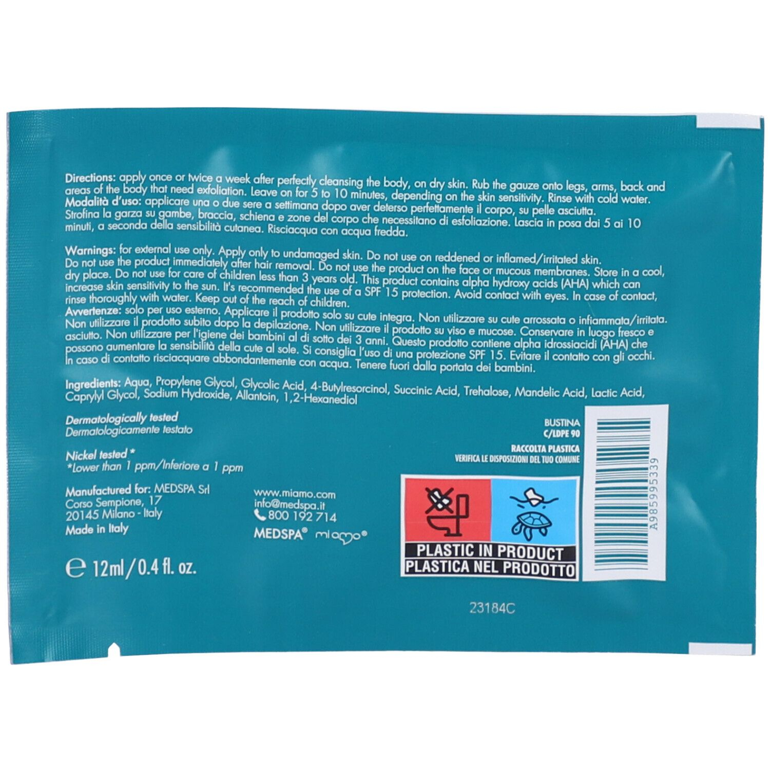 MIAMO BODY RENEW ALPHA B 1BUST