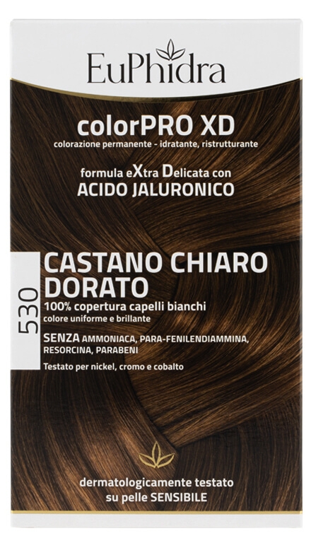 Euphidra ColorPRO XD 530 Castano Chiaro Dorato Tintura Extra Delicata