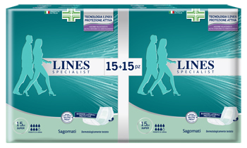 Lines Specialist Pannolone Incontinenza Sagomato Super 30 Pezzi