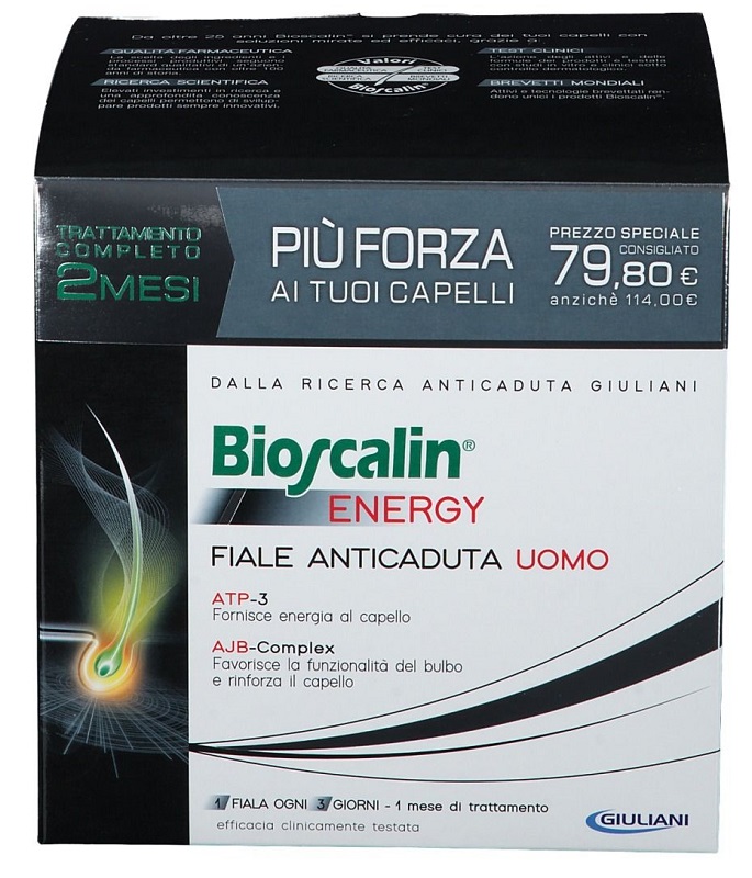 Bioscalin Energy PREZZO PROMO  pacco doppio 10+10 fiale 20 fiale