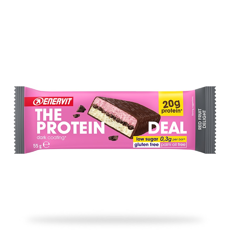 ENERVIT PROT DEAL BAR 55G RED