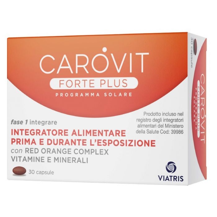Carovit Forte Plus - Integratore per l'abbronzatura - 30 Capsule