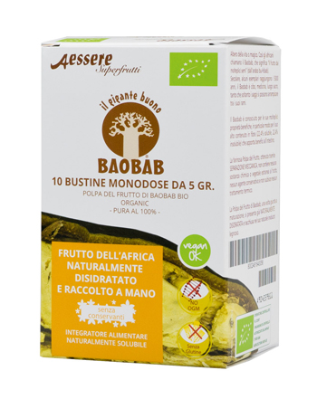 BAOBAB AESSERE POLPA BIO 10X5 G