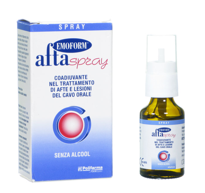 Emoform Aftaspray Trattamento Protettivo Contro Irritazione E Lesioni Della Bocca 15 ml