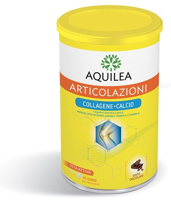 Aquilea Articolazioni Collagene +Calcio gusto Cioccolato 495g