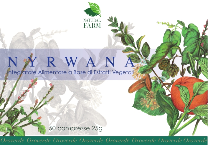 Natural Farm Nyrwana Integratore alimentare Calma e sonno 50 Compresse