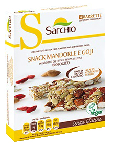 Sarchio Snack Di Mandorle E Goji Senza Glutine 80 g