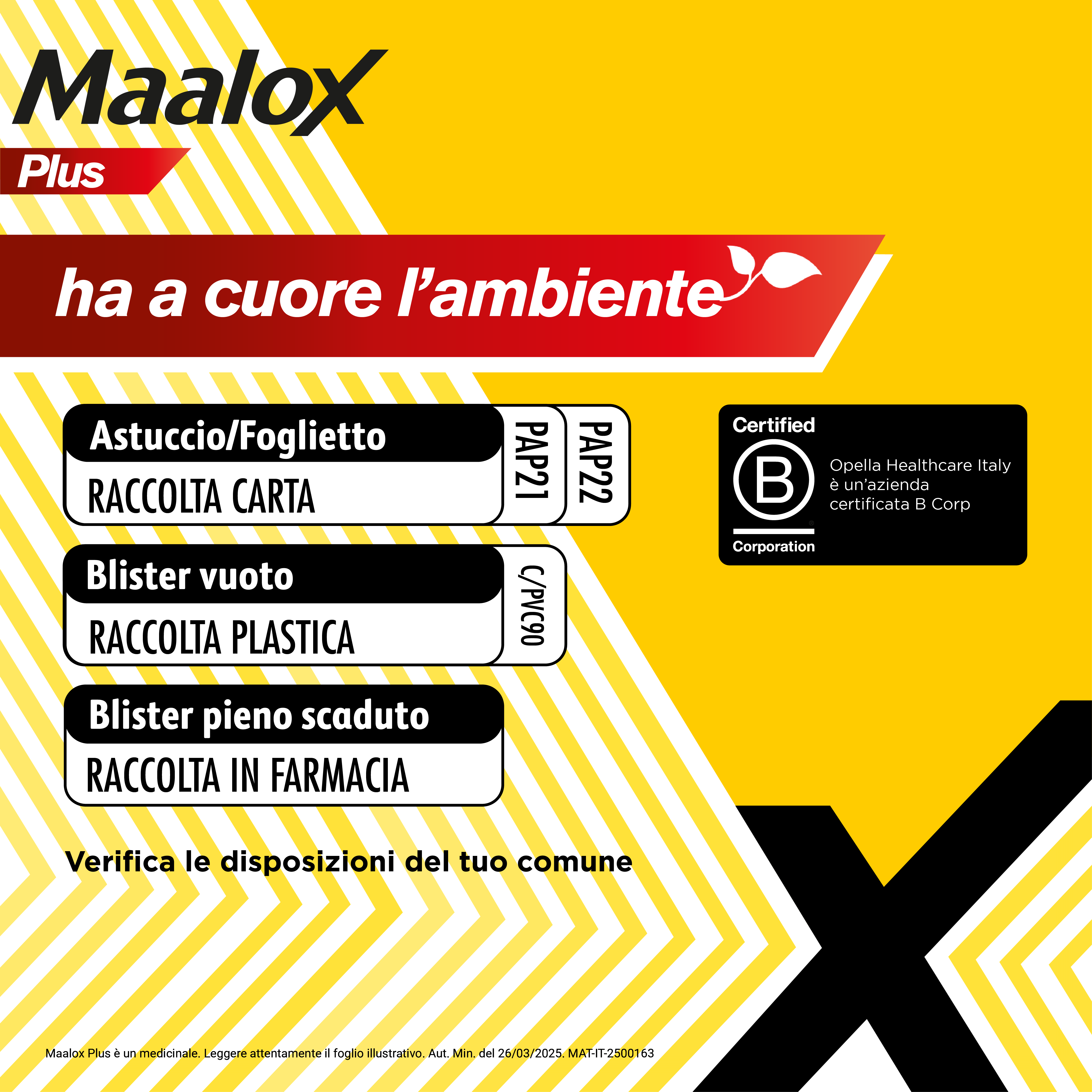 Maalox Plus azione rapida contro bruciore e acidità di stomaco, 50 cpr