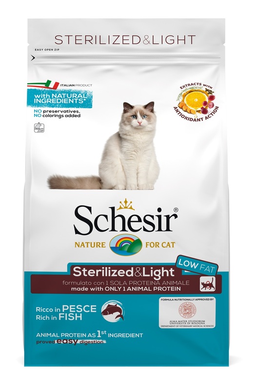 SCHESIR CAT DRY STER PESC1,5KG