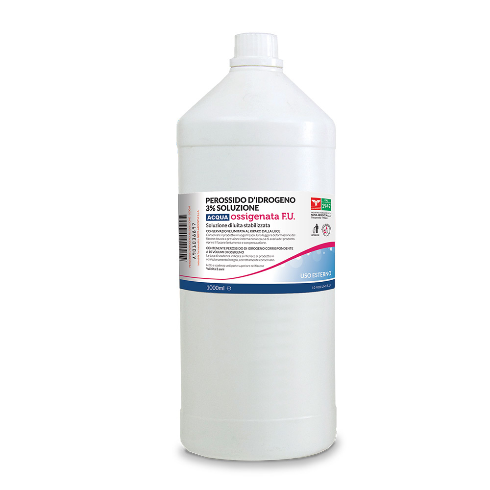 Acqua ossigenata 10 volumi 1 litro