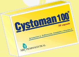 Cystoman 100 Integratore Contro Cistite 30 Capsule