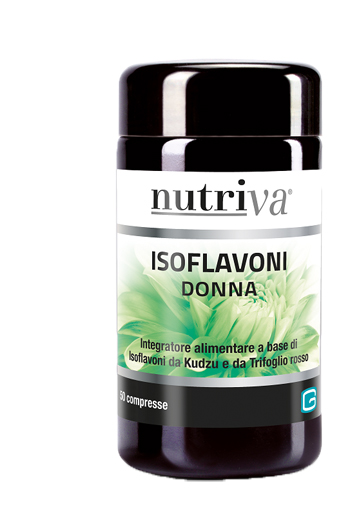 Nutriva Isoflavoni Donna Integratore Menopausa 50 Compresse