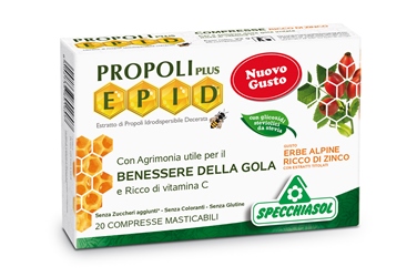 Specchiasol Epid Compresse Con Zinco Integratore Per la Gola 20 Compresse