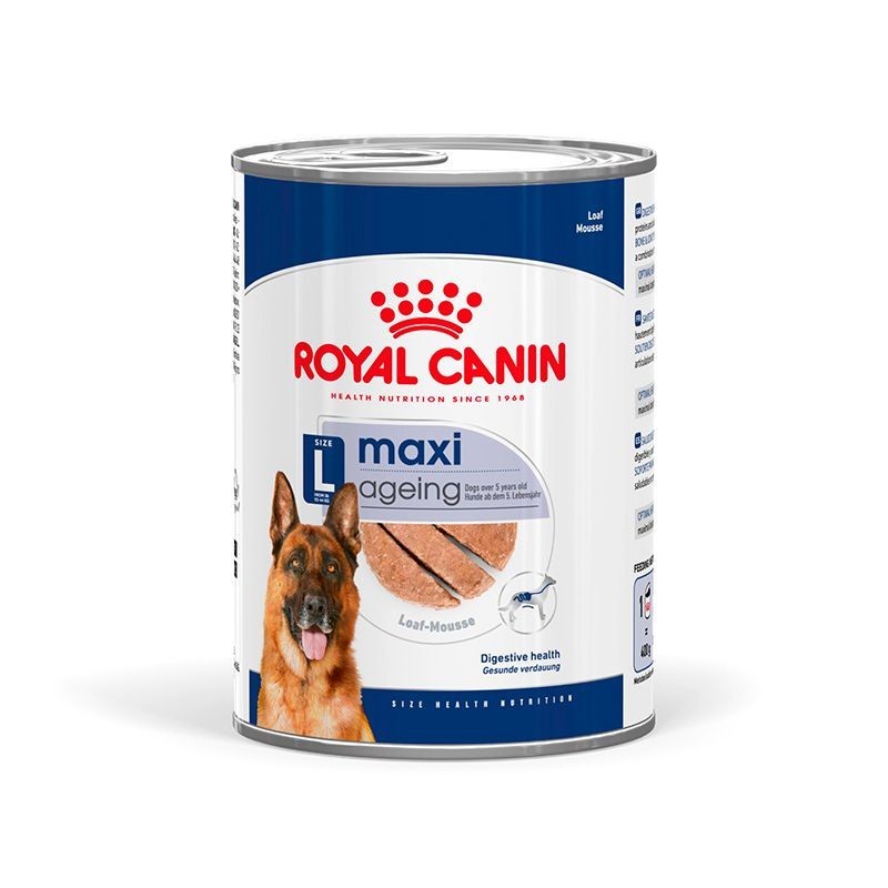 ROYAL CANIN CANE MAXI AGEING PATE' 410GR (lattina)