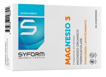 New Syform Magnesio 3 Integratore di Magnesio Trimolecolare 30 compresse