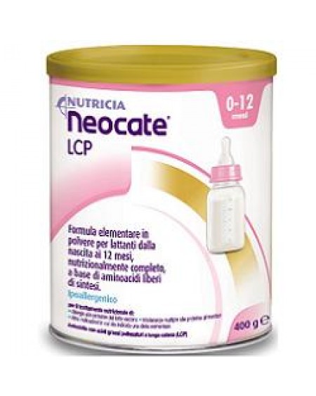 Neocate LCP Polvere Ipoallergenica Per Lattanti 0-12 Mesi 400 g