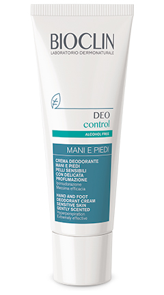Bioclin Deodorante Control Crema Mani e Piedi pelli sensibili 50ml