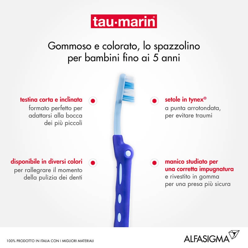 Tau-Marin Baby Smile Spazzolino Bambini 0-5 anni