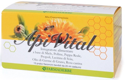 Apivital benessere fisico e mentale 15 flaconcini da 20ml