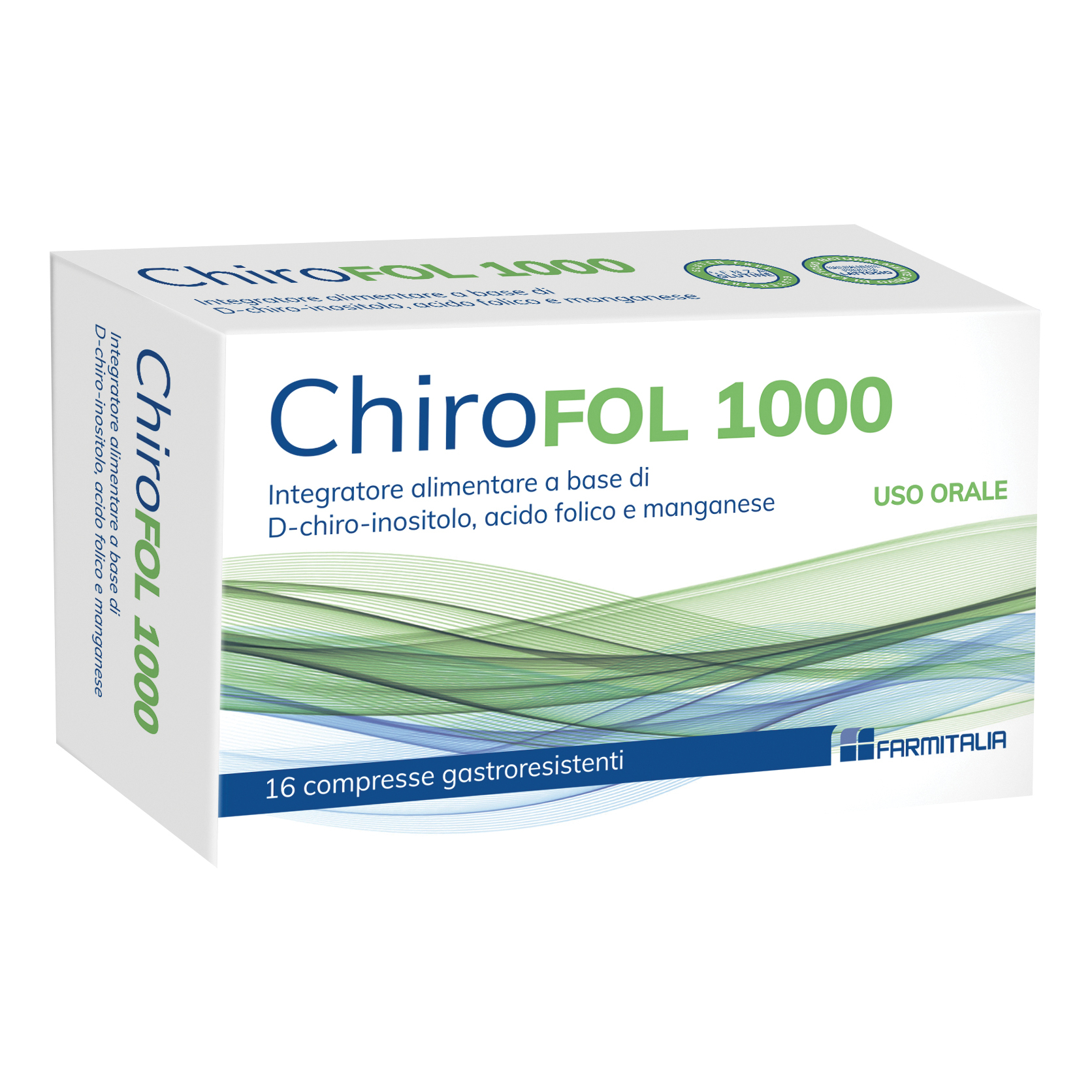 Chirofol 1000 Integratore Acido Folico 16 Compresse