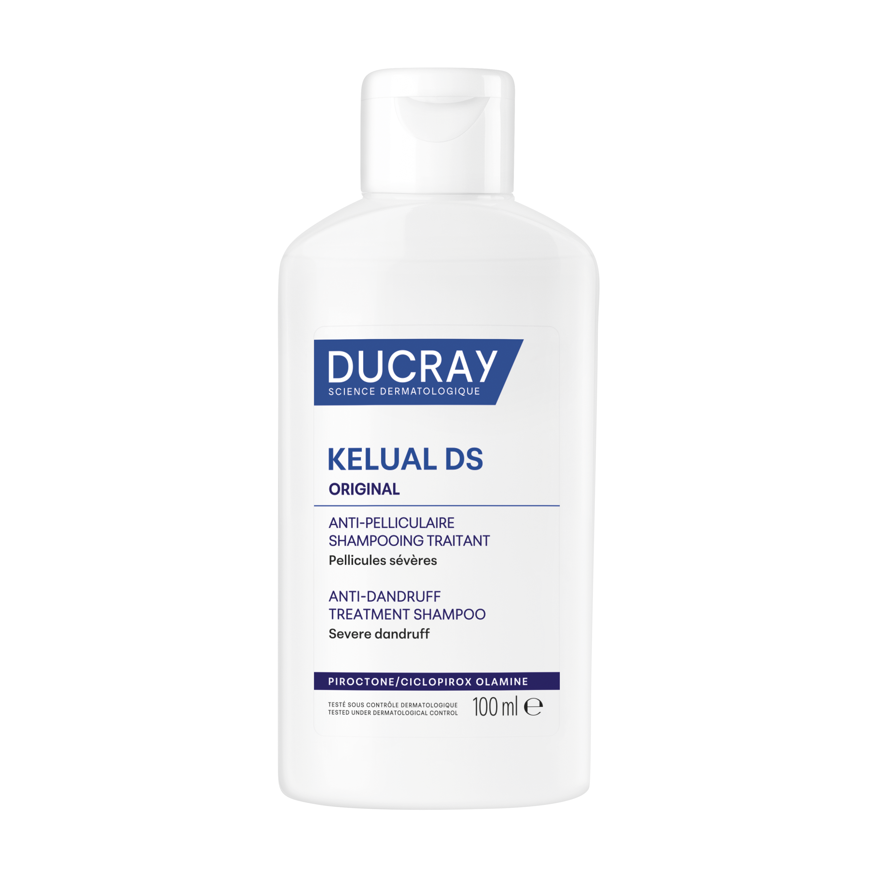 Ducray Kelual DS ORIGINAL Shampoo trattante contro la forfora severa, antiforfora, 100 ml