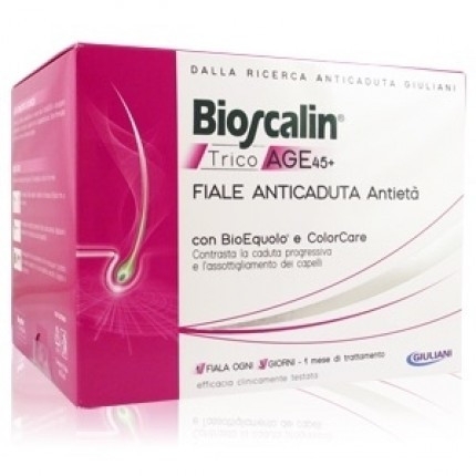 Bioscalin TricoAge 45+ Fiale Anticaduta Antietà Donna  pacco doppio 10+10 fiale 20 fiale