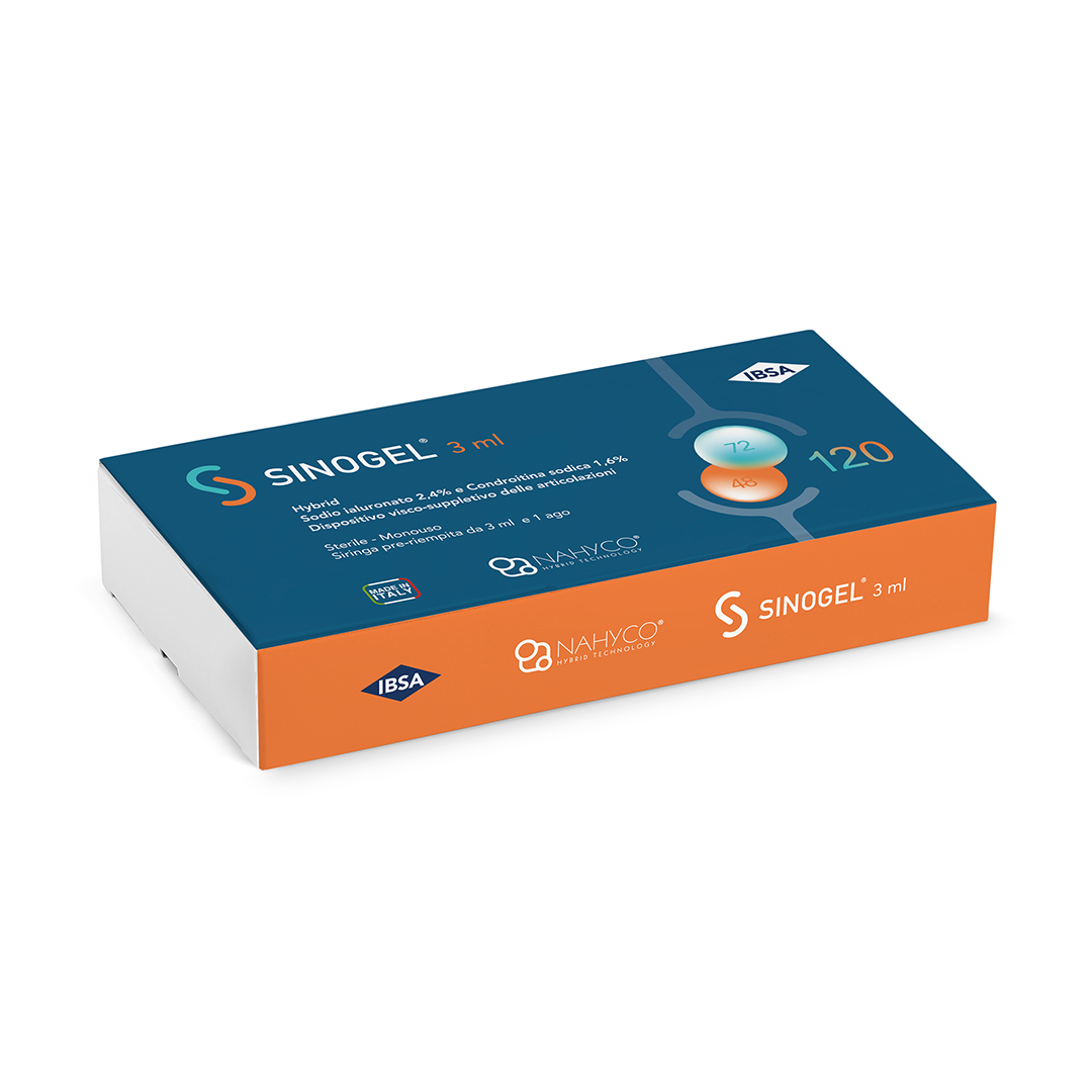 Sinogel siringa intra-articolare preriempita 3mL + 1Ago 21G