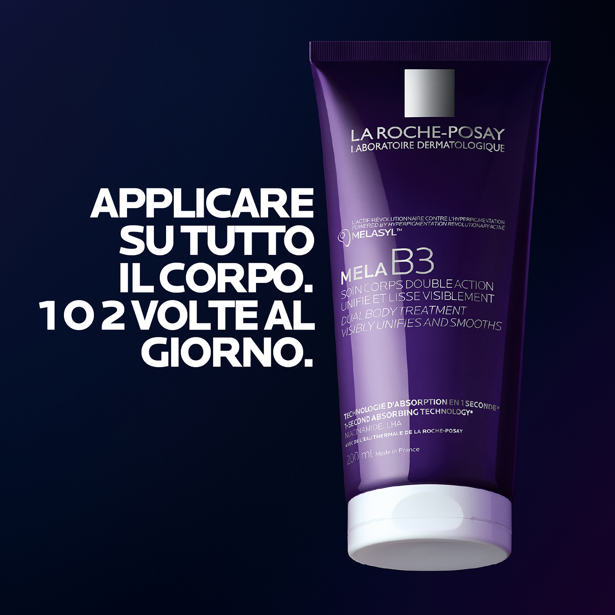 La Roche-Posay Mela B3 - Trattamento Uniformante Levigante Corpo 200 ml