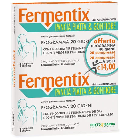 Fermentix integratore utile per pancia piatta e gonfiore 40 compresse