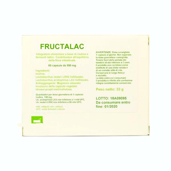 Oti Fructalac Integratore Di Fermenti Lattici 60 Capsule