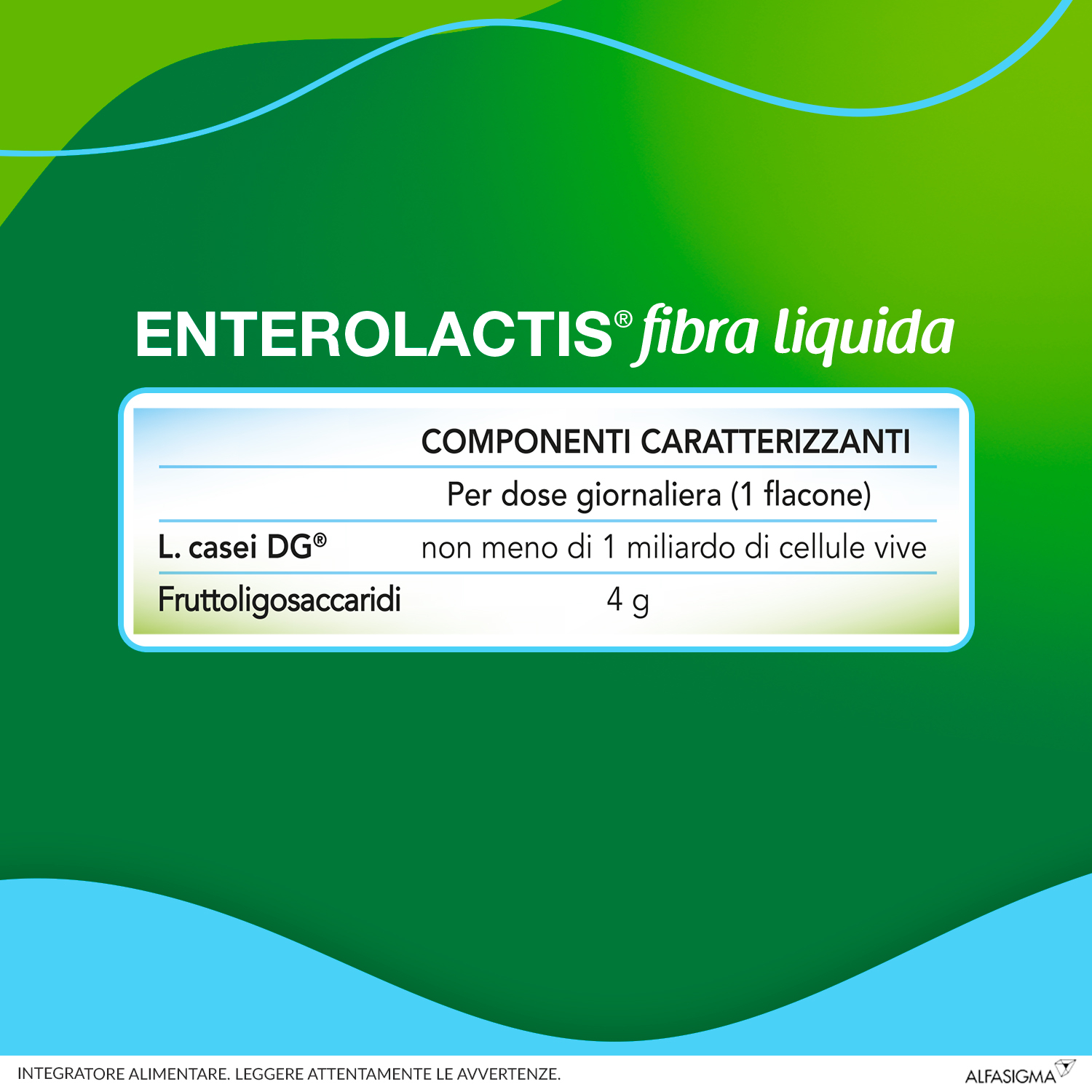 Enterolactis Fibra Liquida, Integratore Alimentare con Fermenti lattici, probiotici, Fibra solubile FOS, Fruttoligosaccaridi, 1 Miliardo Cellule Vive, Senza Glutine e Lattosio, 12 Flaconcini Gusto Limone