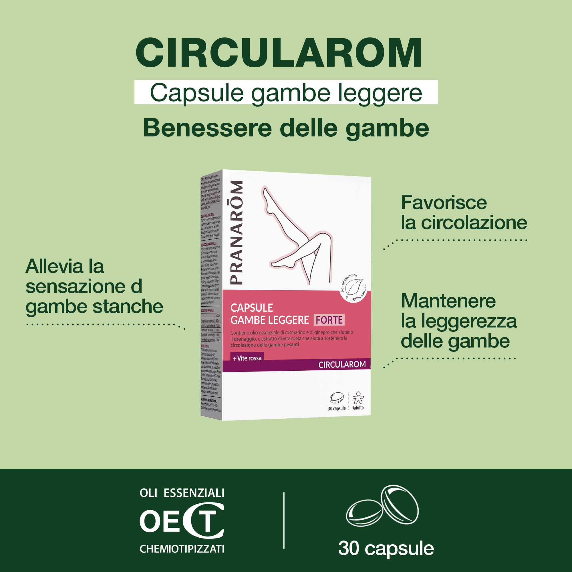 PRANAROM CIRCULAR Gambe 30Cps