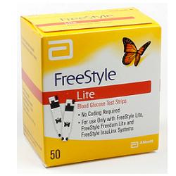 Freestyle Lite Strisce Reattive Glicemia 50 Pezzi 