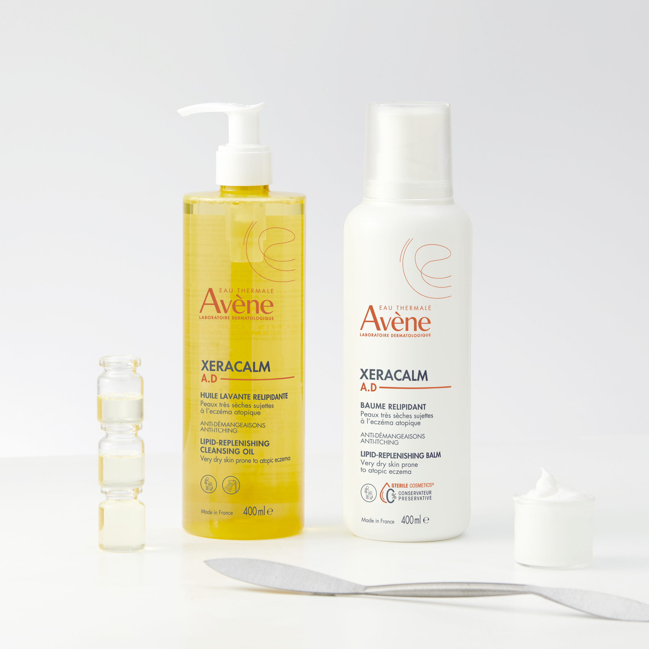 Eau Thermale Avène Xeracalm A.D Olio Detergente Liporestitutivo, pelle secca a tendenza atopica, 400ml 